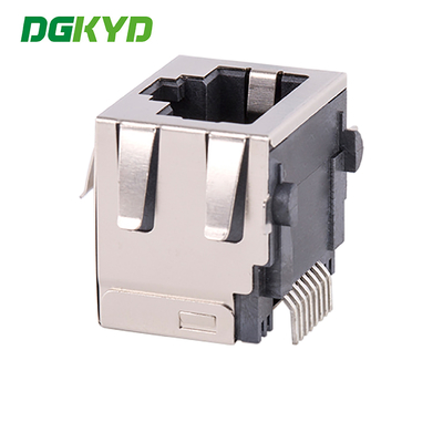 KRJ-56SWDESMTNL Single Port RJ45 Connector Without Light SMT Without Filter Network Interface