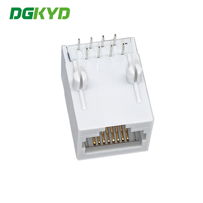 DGKYD111B002IWC4D single port RJ45 connector, 100Mbps, integrated filtering, fully plastic, without light network socket