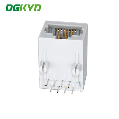 DGKYD111B002IWC4D single port RJ45 connector, 100Mbps, integrated filtering, fully plastic, without light network socket