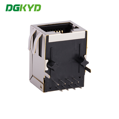 KRJ-256WDENL RJ45 Ethernet Plug Connector Single Port RJ45 100Mbps Integrated Filter Without Light Strip Shielding