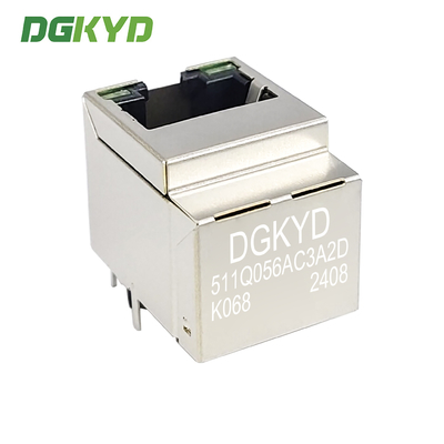 DGKYD511Q056AC3A2DK068 RJ45 180 Degree Direct Insertion With Shielded Shell Full Package Network Interface 10p8c