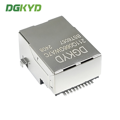 DGKYD211Q066GWA7CBST6057 RJ45 1000base Integrated Connector Patch Network Interface Ethernet Filtering Without Light SMT