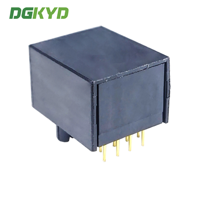 DGKYD56221118IWA1DY4 Single Cell RJ45 10P8C Light Free All Plastic Mesh Socket 6U