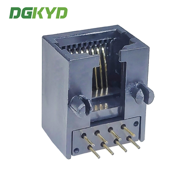 DGKYD56221118IWA1DY4 Single Cell RJ45 10P8C Light Free All Plastic Mesh Socket 6U