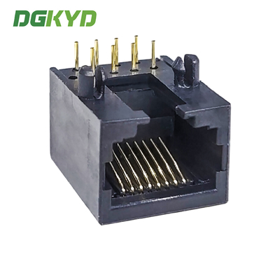DGKYD56221118IWA1DY4 Single Cell RJ45 10P8C Light Free All Plastic Mesh Socket 6U