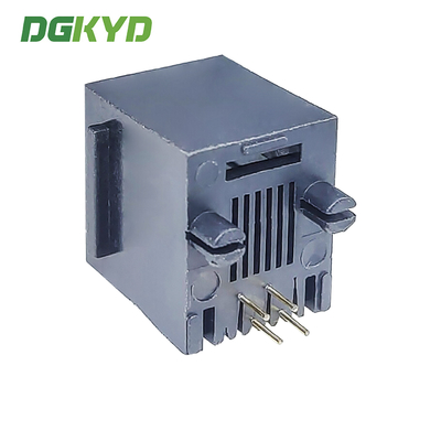 DGKYD5222E1164IWA1DY4 RJ11 Connector Crystal Head Network Cable Interface Without Light