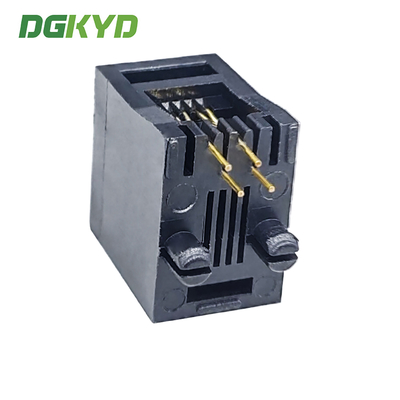 DGKYD52221144IWA1DY4 RJ11 Connector Crystal Head Network Cable Interface Without Light 6U