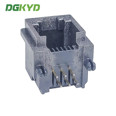 DGKYD5523A1166IWA8DY5 full plastic light free RJ11 Ethernet connector 6P6C FR52 material
