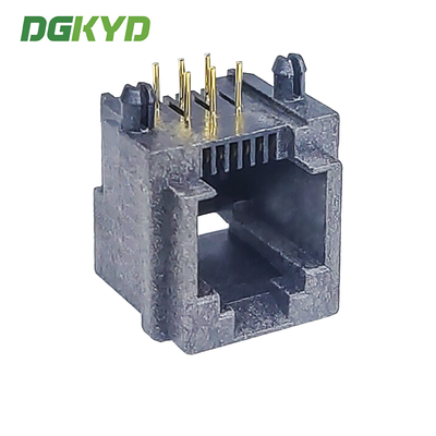 DGKYD5523A1166IWA8DY5 full plastic light free RJ11 Ethernet connector 6P6C FR52 material