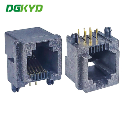 DGKYD5523A1166IWA8DY5 full plastic light free RJ11 Ethernet connector 6P6C FR52 material