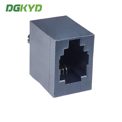 DGKYD52221144IWA8DY4 RJ11 connector crystal head network cable interface fully plastic without light 6U