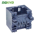 DGKYD561188IWA2DB4 RJ45 Ethernet connector plastic without light 8P8C black communication interface PA66