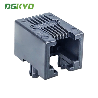 DGKYD53211166IWA1DY4 RJ11 interface 6P6C connector plastic light free direct insertion 90 degree socket 6U