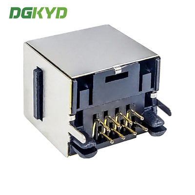 DGKYD52TE1188GWA2DY4 RJ45 connector 52T 8P8C with ear shielded interface modular vertical socket