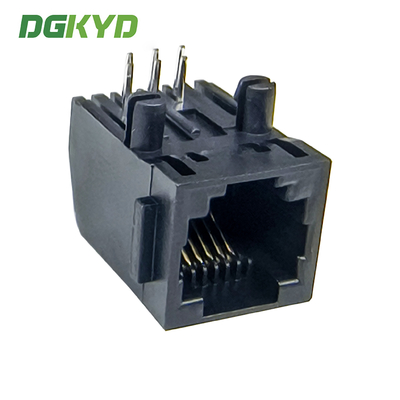 RJ11 Connector 6P6C Interface Full Plastic Ear Communication Interface DGKYD5722E1166IWA1DB4