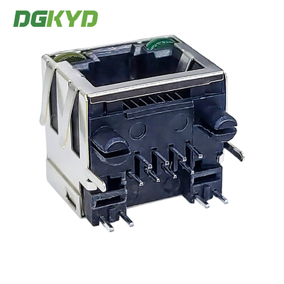 RJ45 Straight Through 56 With Light And Wing FR52 Material Communication Interface DGKYD561188DB1A8DB7H