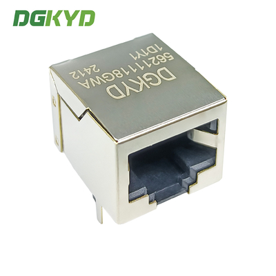 10P8C Single Port Shielded Communication Interface RJ45 Connector DGKYD5621118GWA1D1Y1