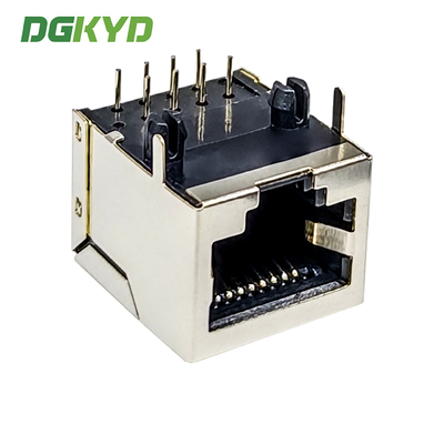 10P8C Single Port Shielded Communication Interface RJ45 Connector DGKYD5621118GWA1D1Y1