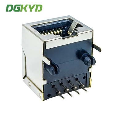 10P8C Single Port Shielded Communication Interface RJ45 Connector DGKYD5621118GWA1D1Y1