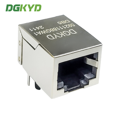 RJ45 8P8C Without Light Strip Shielded Connector DGKYD59211188GWA1DB5 Ethernet Socket