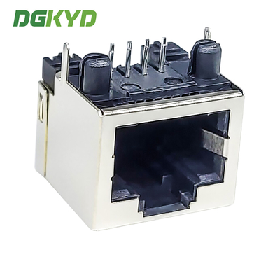 RJ45 Straight Through 56 Unshielded 8P8C Network Interface Single Port Connector 6U DGKYD561188GWA2DB4