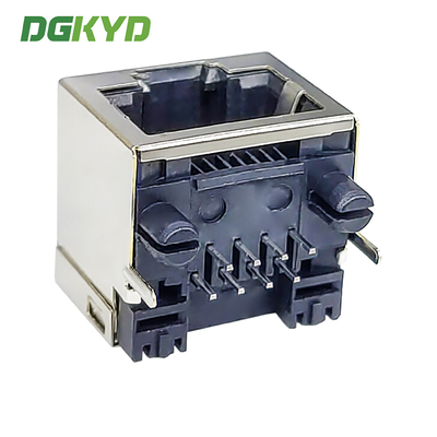 RJ45 Straight Through 56 Unshielded 8P8C Network Interface Single Port Connector 6U DGKYD561188GWA2DB4