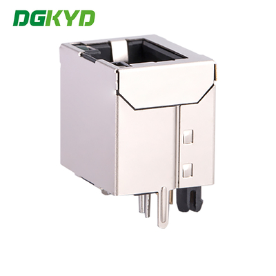 DGKYD52T1188AB1A1DY1008 180 Degree Direct Insertion RJ45 Network Connector Network Cable Socket