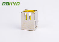 10 / 100 baseT RJ45 PCB connector with LAN Filter for Adsl, yellow housing