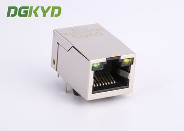 Megabit Ethernet Modular Jack RJ45 With Integrated Transformer, Length 25.4mm