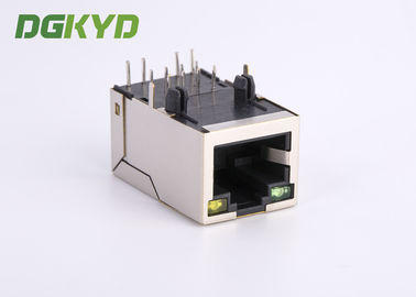 Megabit Ethernet Modular Jack RJ45 With Integrated Transformer, Length 25.4mm
