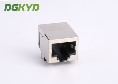 1 Port cat 6 RJ45 connector modules with internal transformers for Fiber Optic Transceivers