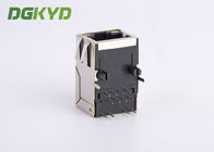 Shielded tab up RJ45 PCB jack Cat5 Industrial RJ45 Connector, right angle
