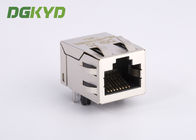 Through hole RJ45 Female Jack  , 8 Pin cat5 rj45 connector with magnetics