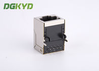 Metal shielded industrial modular jack cat6 rj45 connectors, RIGHT ANGLE