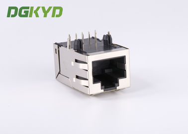 Metal Shielded CAT6 10 Pin Rj45 Connector KRJ -300CNL High Performance