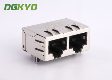 2 Port Router RJ45 Ethernet Jack Combo with 10/100BASE Transformer, Filter