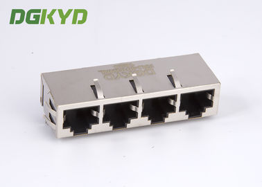 1x4 Ganged quad Port 1000Mb Gigabit Integrated RJ45 Connector modules