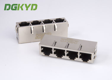 1x4 Ganged quad Port 1000Mb Gigabit Integrated RJ45 Connector modules