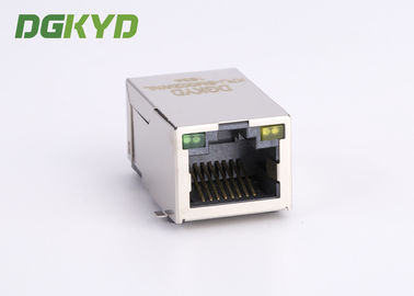 Shielded 10/100 Base 8P8C SMD RJ45 PCB Connector Intergrated Magnetics KRJ-SM002WNL