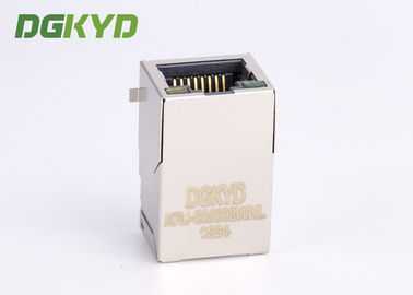 Shielded 10/100 Base 8P8C SMD RJ45 PCB Connector Intergrated Magnetics KRJ-SM002WNL