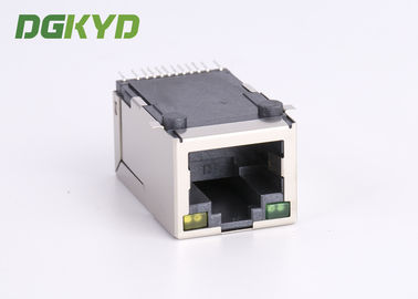 Shielded 10/100 Base 8P8C SMD RJ45 PCB Connector Intergrated Magnetics KRJ-SM002WNL