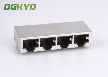 1000M 1 * 4 Four Port Transformer 10 Pin Rj45 Connector For Net Bridge Applications