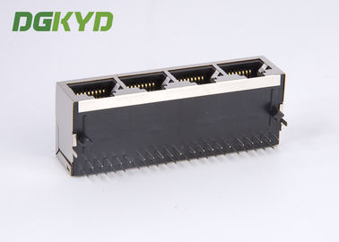 1000M 1 * 4 Four Port Transformer 10 Pin Rj45 Connector For Net Bridge Applications