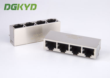 1000M 1 * 4 Four Port Transformer 10 Pin Rj45 Connector For Net Bridge Applications