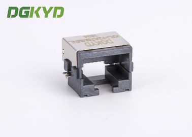 Shield right angle extra low profile rj45 ethernet connector, 8p8c jack