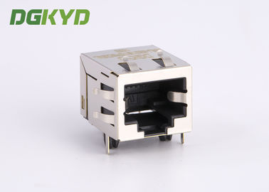 Shielded pcb mount female rj45 keystone Jack 10p8c connector , side entry