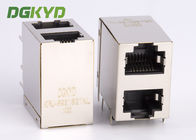 KRJ -5921S21NL shielded rj45 connector 8 pin modular jack 2x1 Offset Stack Jack