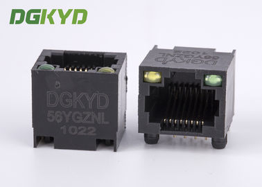 DGKYD-56YGZNL Unshielded Ethernet Connector Rj45 Single Port with Y/G Led RJ45 Without Transformer