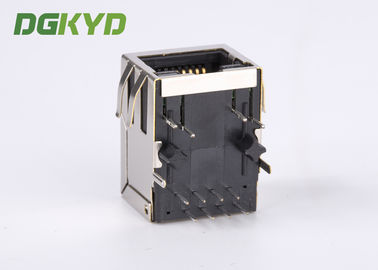 Transformer RJ45 Ethernet Connector 100Mb G/G LED For Network Switch