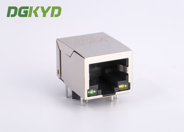 1x1 Single Port 90 Degree 8P8C RJ45 Jack 10/100Base With Transformer Customized RJ45 With Transformer